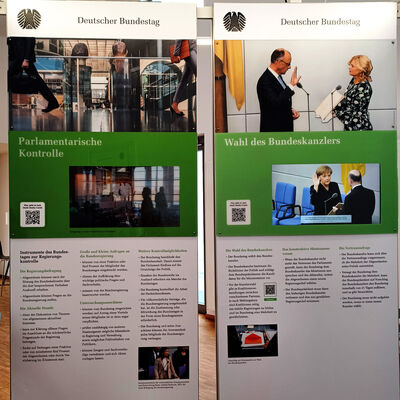 Bild vergr&ouml;&szlig;ern: Wanderausstellung des Bundestages