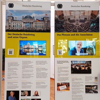 Bild vergr&ouml;&szlig;ern: Wanderausstellung des Bundestages