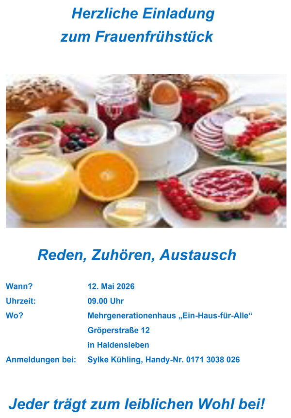 Bild vergr&ouml;&szlig;ern: Frauenfr�hst�ck-Mai26