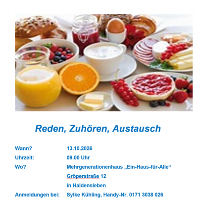 Frauenfr&uuml;hst&uuml;ck Oktober
